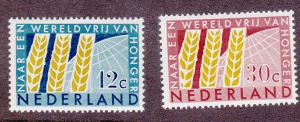 FAO - Freedom From Hunger - Netherlands # 413-414, MH. 