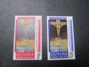 Guyana 1968 Sc 54-5 set MH