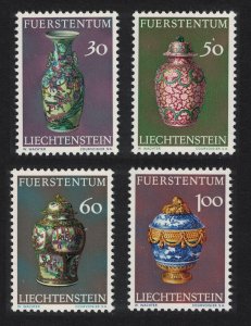 Liechtenstein Porcelain Prince's Collection 4v 1974 MNH SG#589-592