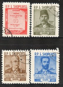 Albania #567-70, Used.