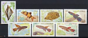 Guinea-Bissau 1983 Sc#498/504 LOCAL FISHES MARINE LIFE Set (7) MNH