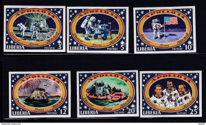 Liberia 1971  Space Apollo 14 Imperf MNH 15414