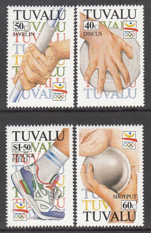 Tuvalu 612-615 Summer Olympics MNH VF