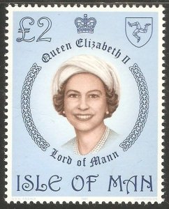 ISLE OF MAN Sc# 200 MNH FVF Queen Elizabeth II QEII