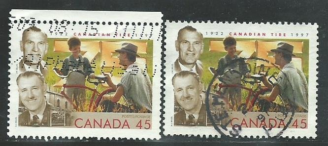 Canada #1636    used VF 1997  PD