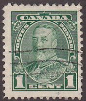 Canada 217 King George V, Pictorial Issue 1¢ 1935