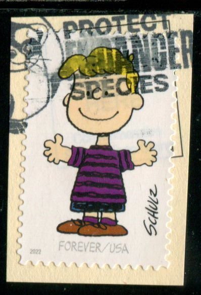 5726h US (60c) Charles M Schulz - Schroeder SA, used on paper