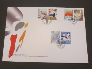 United Nations (NY,Vienna,Geneva) 2014 Sc 544-5,580-1,1088-9 FDC