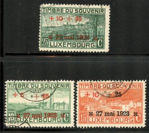 Luxembourg # B4-6, Used.