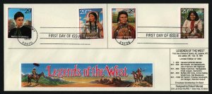 #2869a-t Legends of the West, Robert Wendell #10 FDC **ANY 5=FREE SHIPPING** 