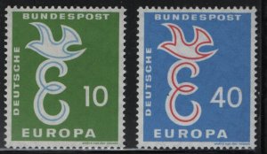 GERMANY, 790-791, MNH, 1958, EUROPA