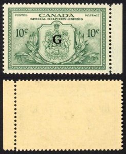 Canada SGOS21 10c Special Delivery G SUPERB U/M (MNH) Cat 23 pounds