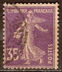 France; 1907: Sc. # 175:  Used Type II Single Stamp