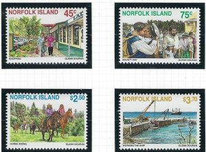 Norfolk Is 606-09 MNH 1996 Tourism (ak3440)