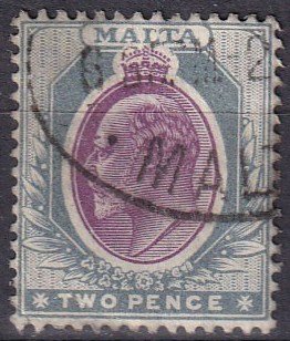 Malta #23 F-VF Used CV $7.00 (Z1642)