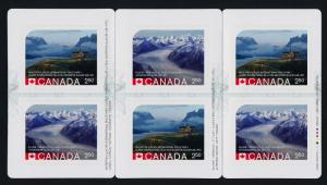 Canada 2849a Booklet MNH UNESCO World Heritage, Glacier, Waterton