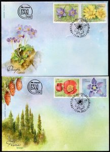 1812 - SERBIA 2022 - Flora - Flowers - FDC