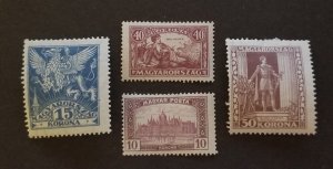 HUNGARY 197 B73 B75 B76 Mint Stamp Lot MH OG T5687