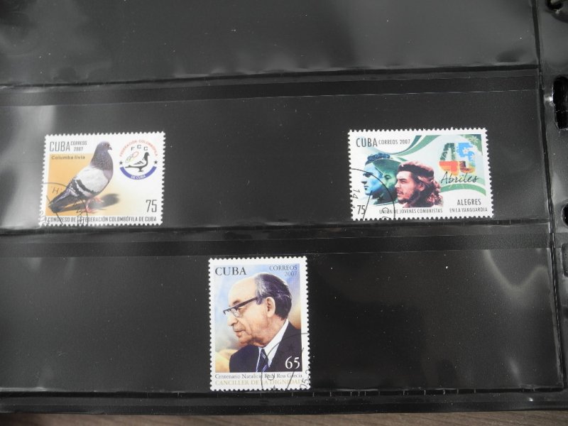 CUBA(2002-2008), Stamp Collection in stock pages(Kenmore binder)