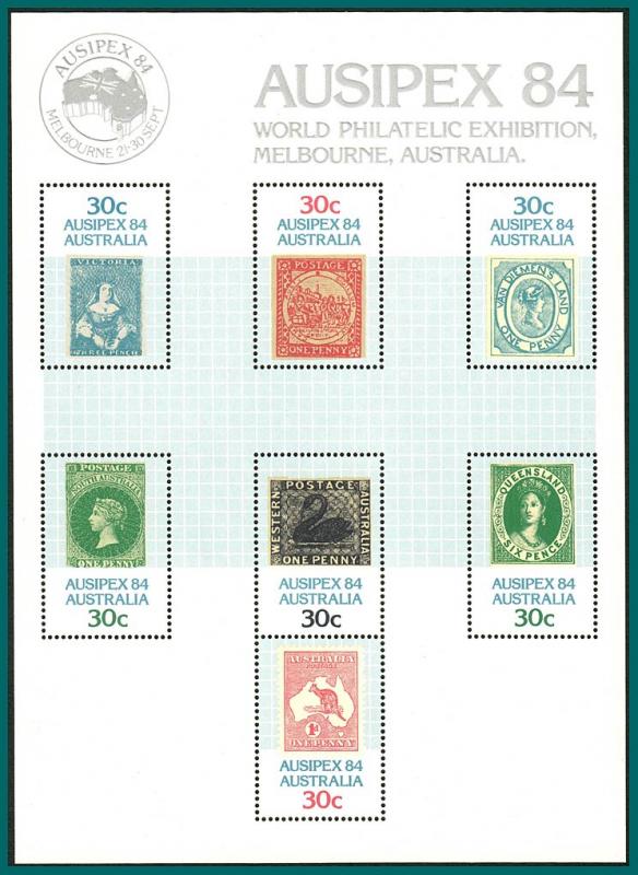 Australia 1984 Ausipex, MS MNH 926,SGMS945