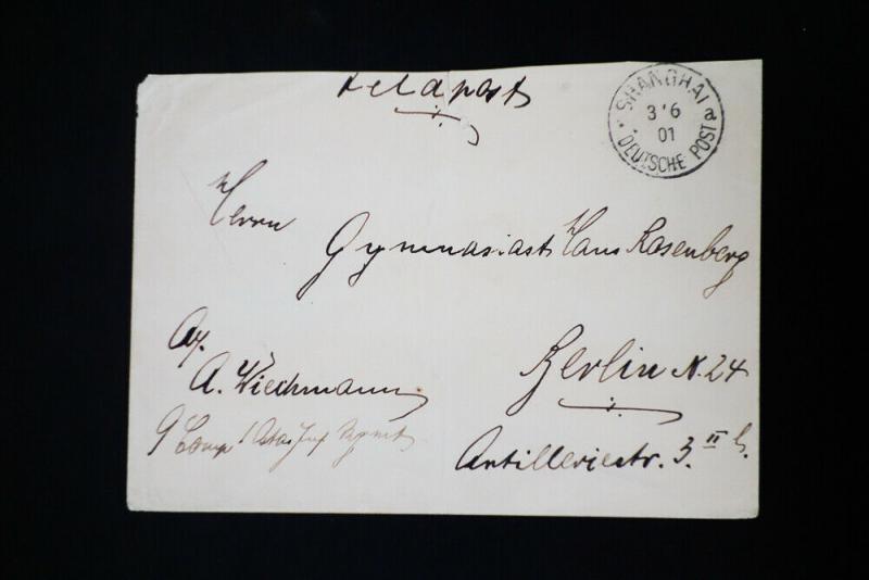 Germany Cancelled and Backstamped Early Cover