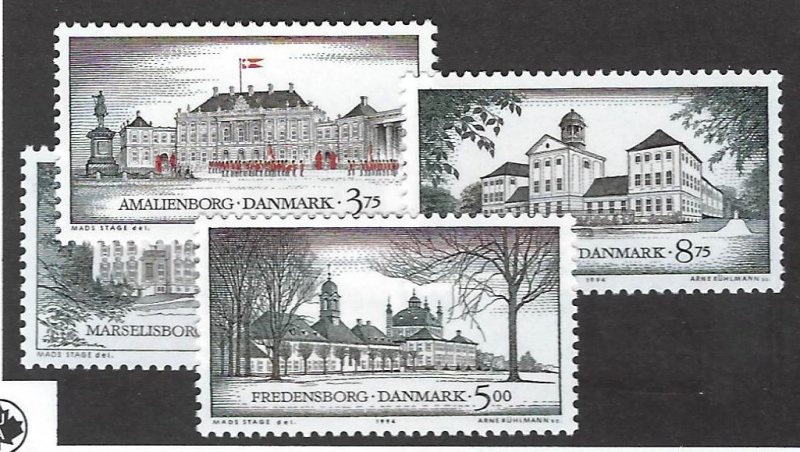 Denmark SC#1000-1003 MNH VF....a Nice Spot!