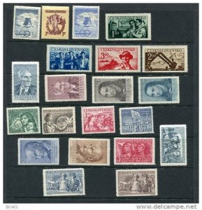 Czechoslovakia 1950 Accumulation MNH Complete sets