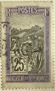 AlexStamps MADAGASCAR #92 XF Used 