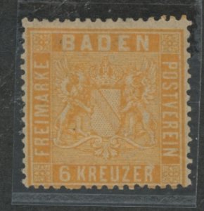 Baden #13a Unused Single