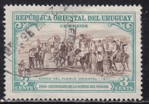 Uruguay 589 Flight of the People 1952