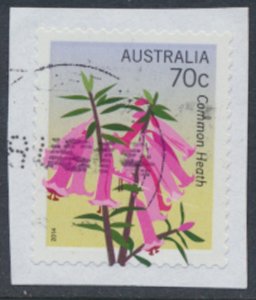 Australia SC# 4063 Flowers 2014 Used Common Heath details & scan