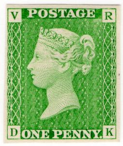 (I.B) Cinderella : Waterlow & Sons Ltd - Penny Black Reprint (1940)