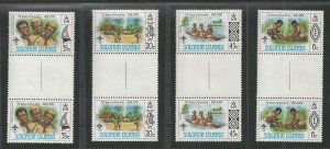 1978 Solomon Islands Boy Scouts 50th anniversary gutter pairs