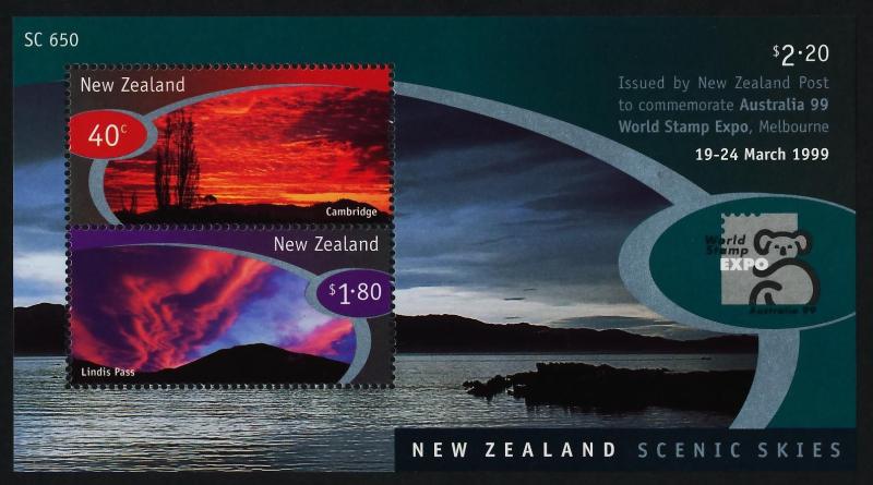 New Zealand 1531a MNH Scenic Skies