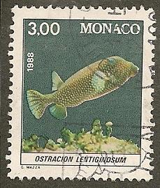 Monaco     Scott  1613   Fish     Used