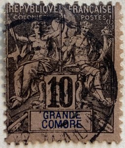 AlexStamps GRAND COMORO #5 F Used