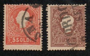 Austria Lombardy-Venetiza 9 & 11 Used