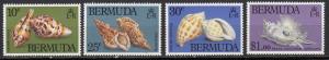 Bermuda - 1982 Seashells Sc# 419/422 - MNH (314N)