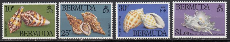 Bermuda - 1982 Seashells Sc# 419/422 - MNH (314N)