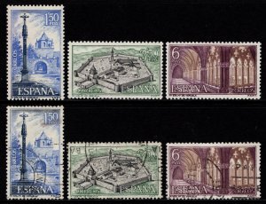 Spain 1967 Veruela Monastery, Set [Mint/Used]