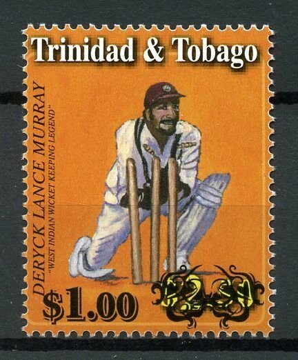 Trinidad & Tobago 2018 MNH Cricket Deryck Lance Murray OVPT 1v Set Sports Stamps