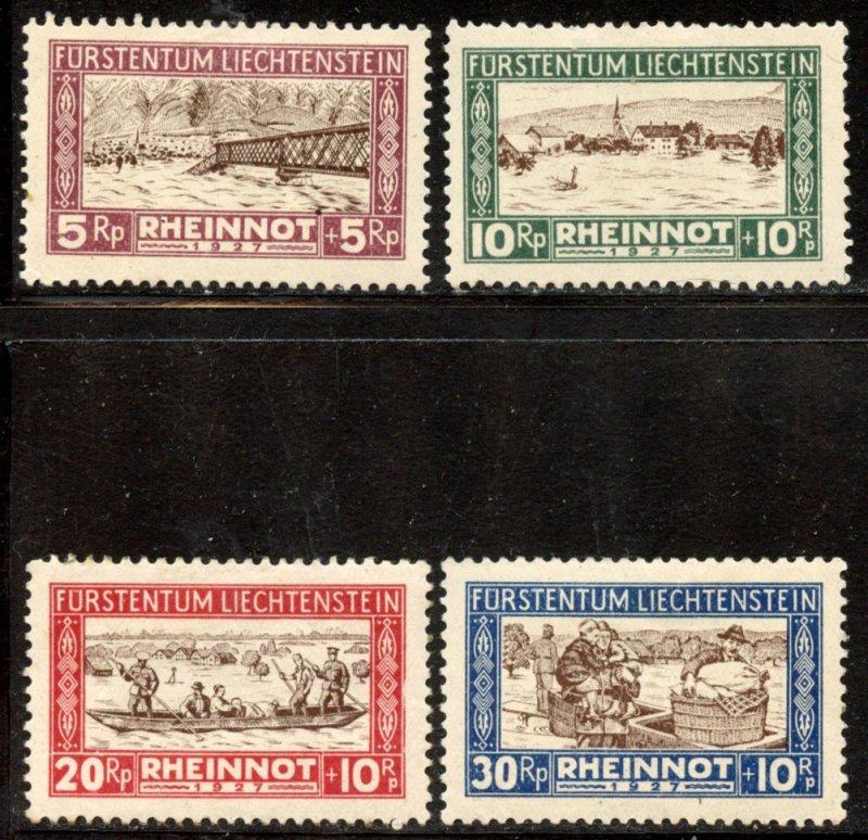 Liechtenstein  # B7-10, Mint Hinge Remain. CV $ 88.50