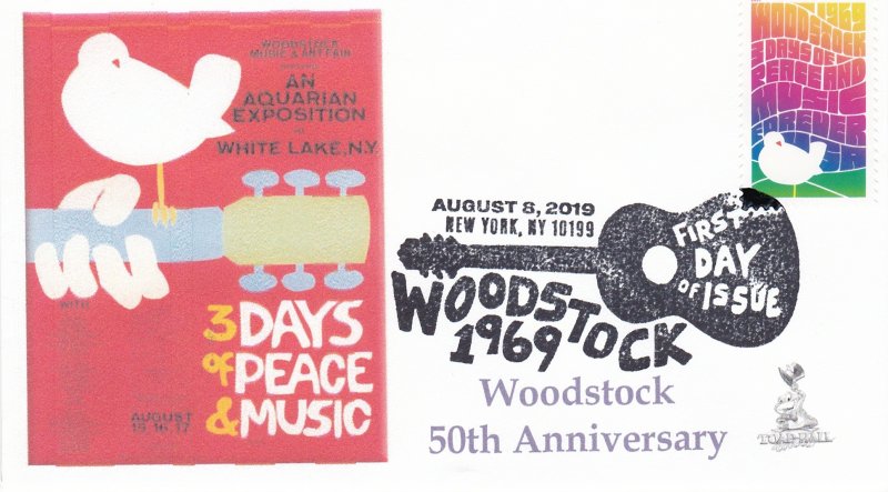 Woodstock 50th Anniversary FDC