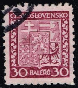 Czechoslovakia #156 Coat of Arms; Used (0.25)