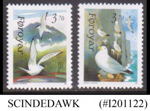FAROE ISLANDS - 1991 BIRDS - 2V - MINT NH