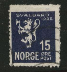 Norway Scott 112 Svalbard stamp 1925 CV$8