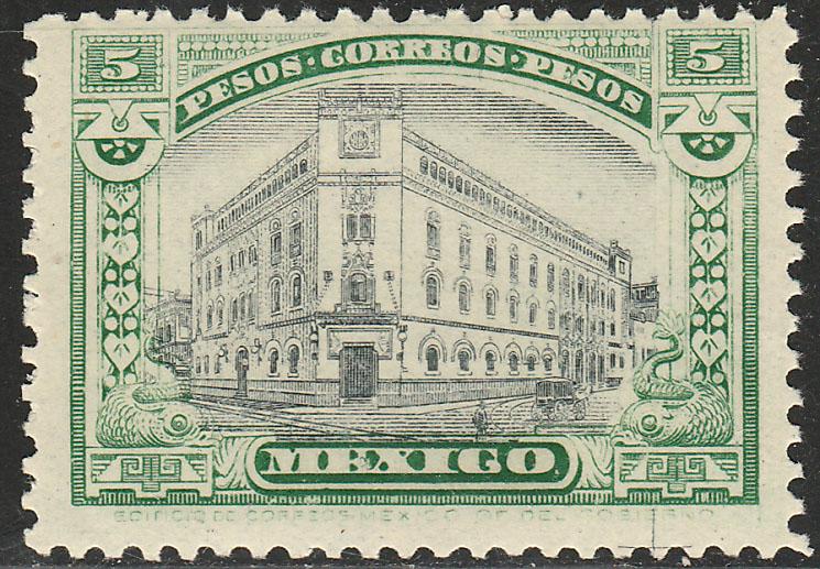 MEXICO 628, $5P POST OFFICE. Mint Never Hinged. F-VF.