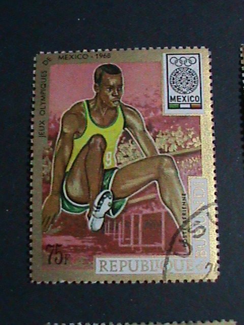 ​BURUNDI STAMP 1968- SC#260- 19TH-OLYMPIC GAMES MEXICO CITY CTO SET-EST.$8 VF