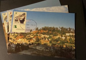 ISRAEL 1997. Music & Dance Festivals. SG #1371/3. 3Tarj. Maximums. New-