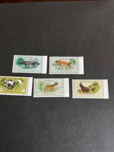 Stamps Ethiopia Scott# C102-6 never hinged